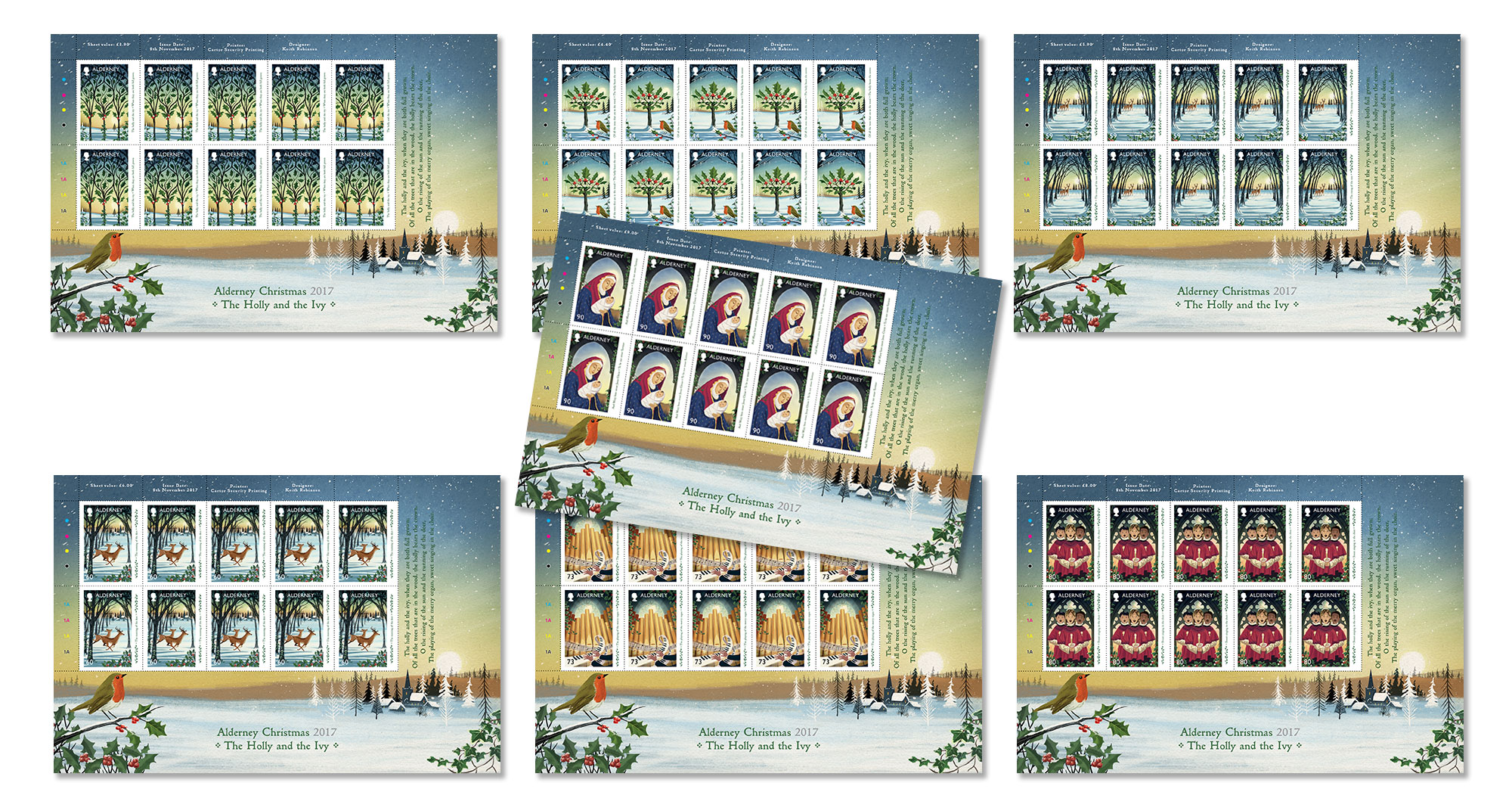 Sheets of 10